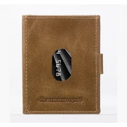brun RFID sikker læder wallet Universal tilbehør